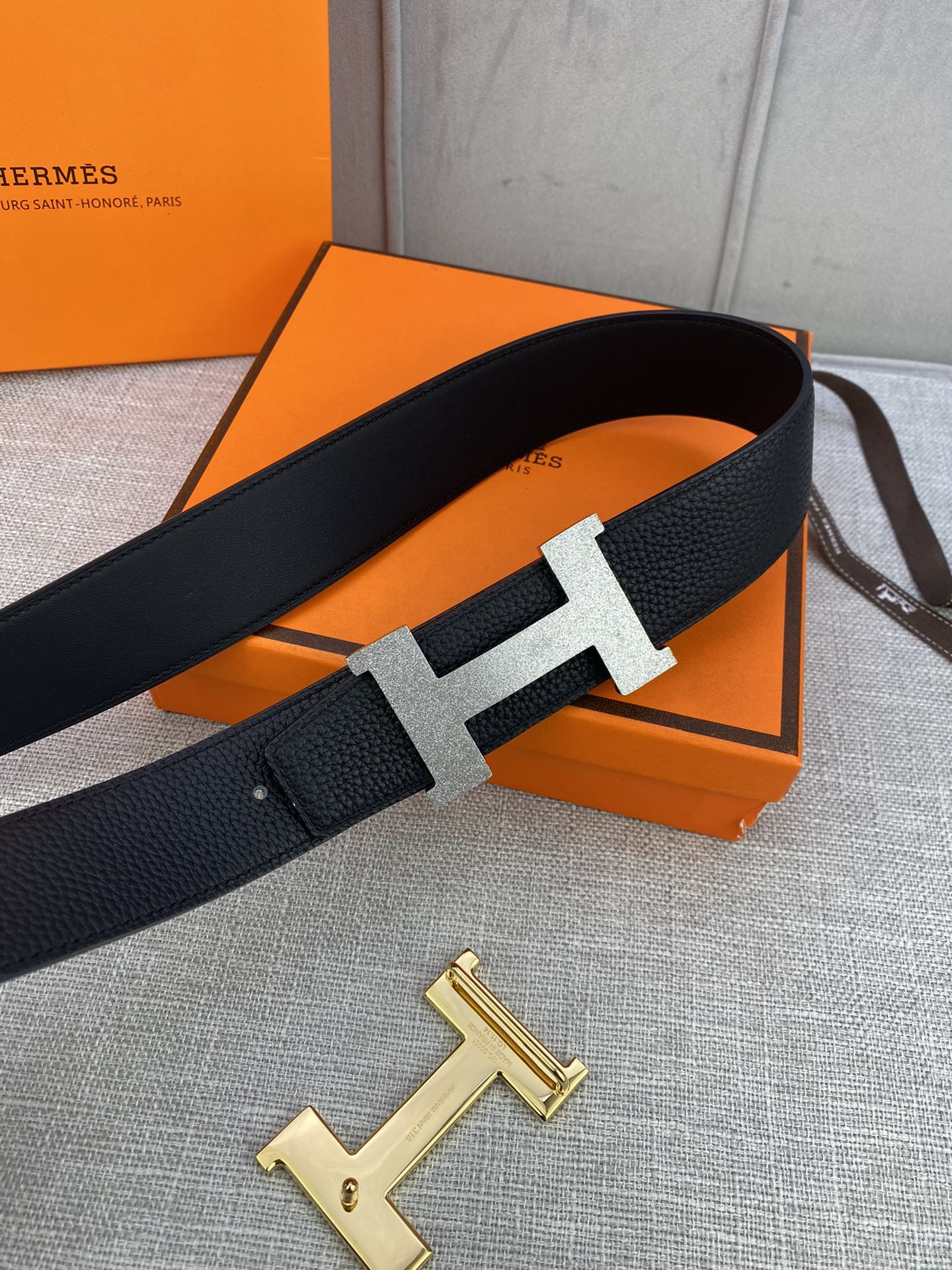 AAAA quality belt,3.8cm wide,without box,HB60 086 087 - qinlai888