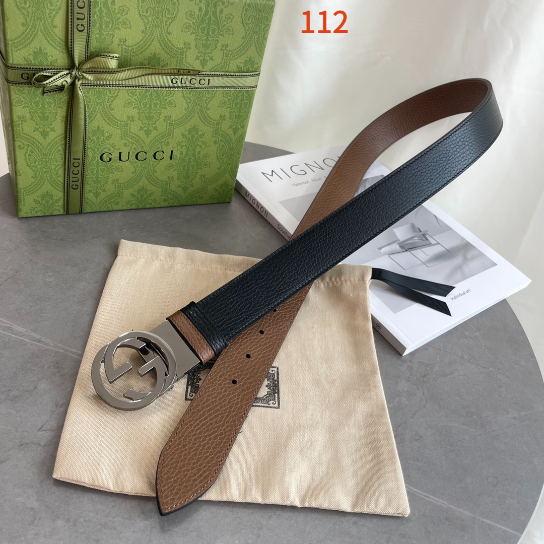 AAAA quality belt,3.7cm wide,without box,GB60 112 - qinlai888