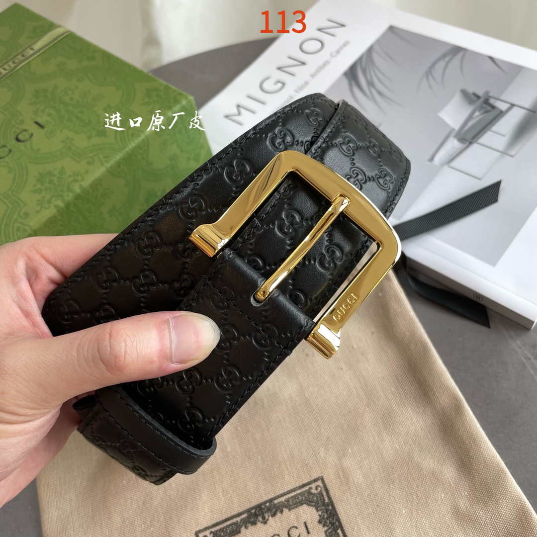 AAAA quality belt,4.0cm wide,without box,GB60 113 - qinlai888