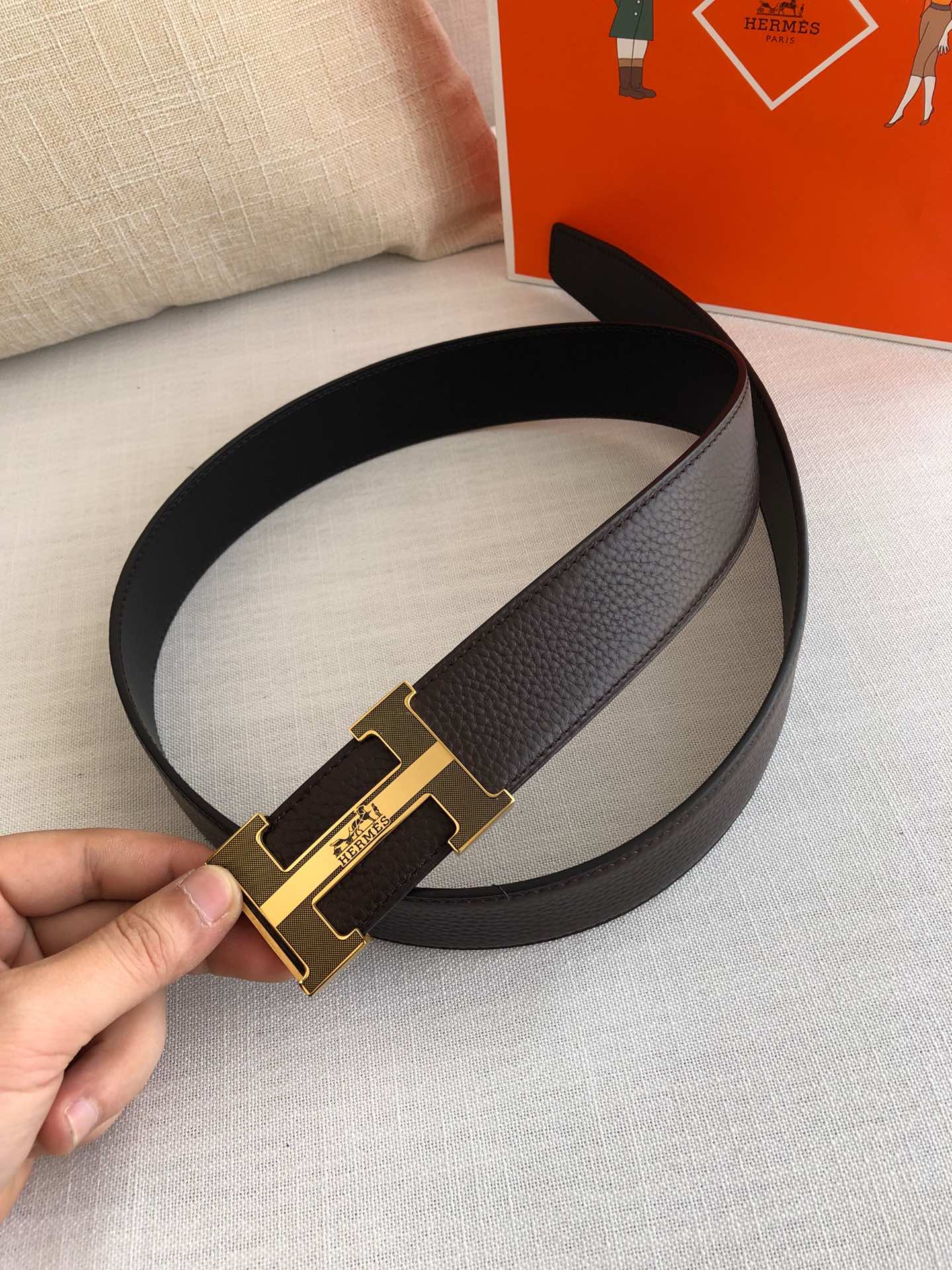 AAAA quality belt,3.9cm wide,without box,HB60 108 - qinlai888