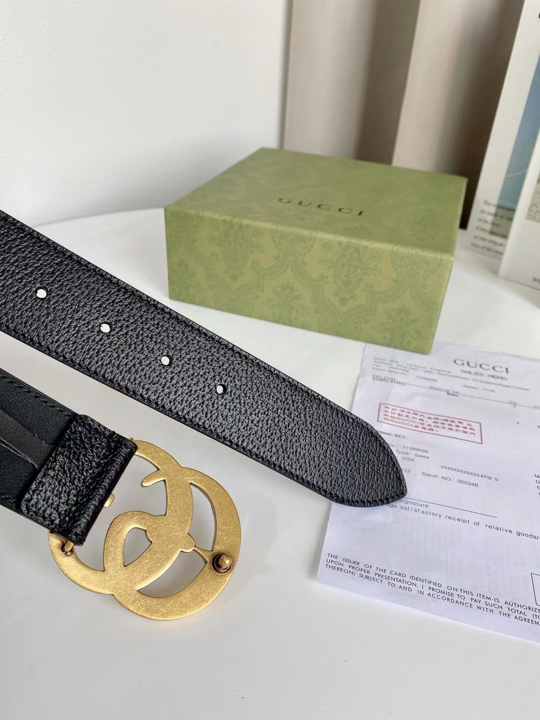 AAAA quality belt,4.0cm wide,without box,GB60 109 - qinlai888