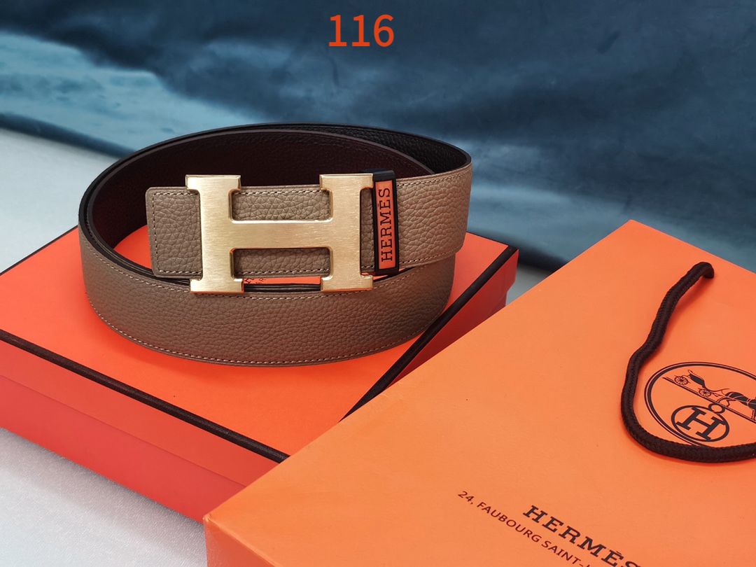 AAAA quality belt,3.8cm wide,without box,HB60 116 - qinlai888