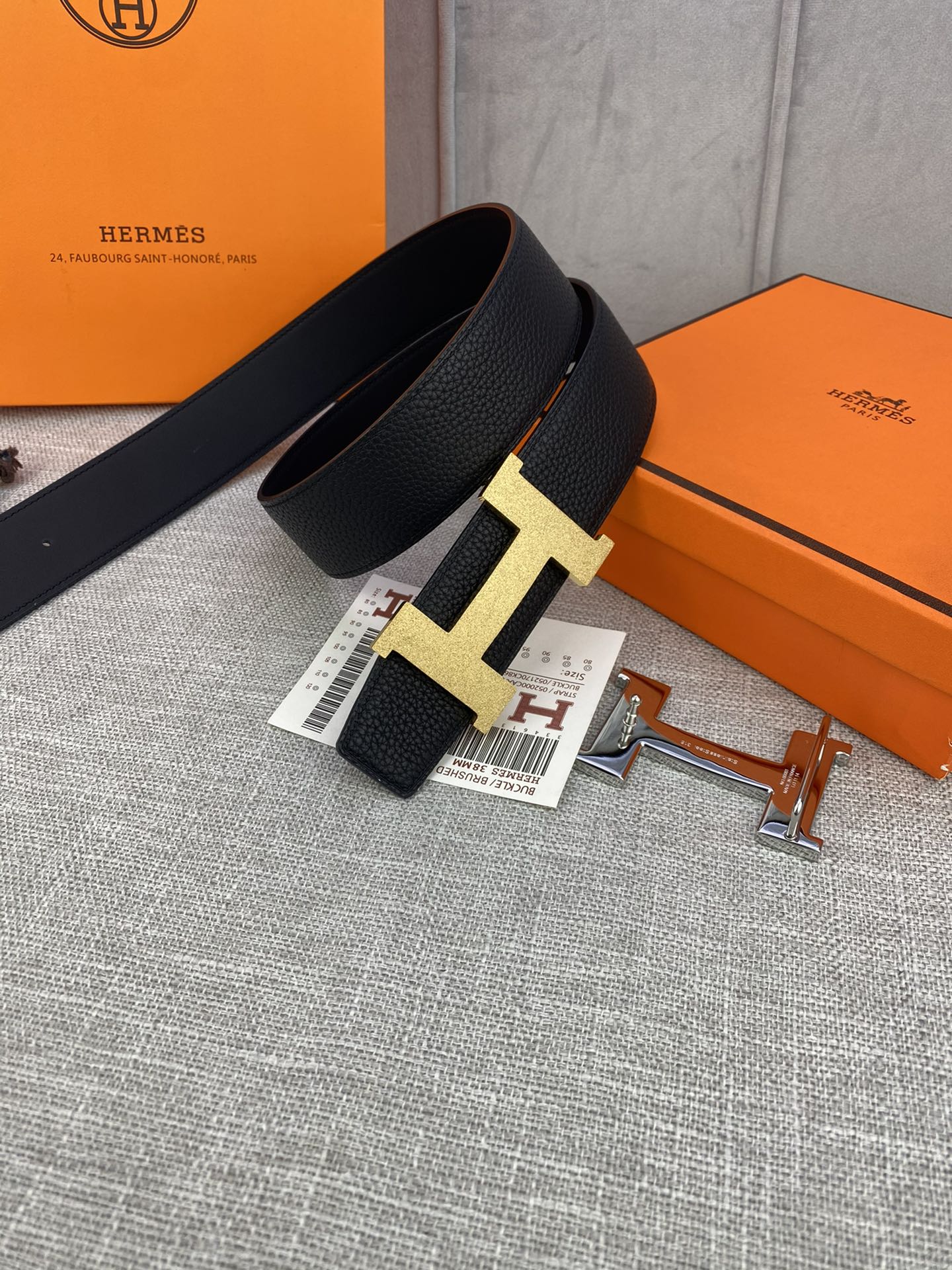 AAAA quality belt,3.8cm wide,without box,HB60 086 087 - qinlai888