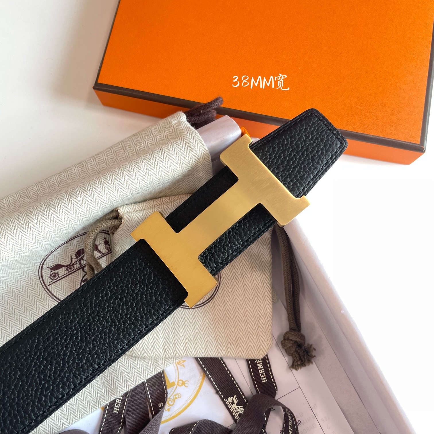 AAAA quality belt,3.8cm wide,without box,HB60 142 143 - qinlai888