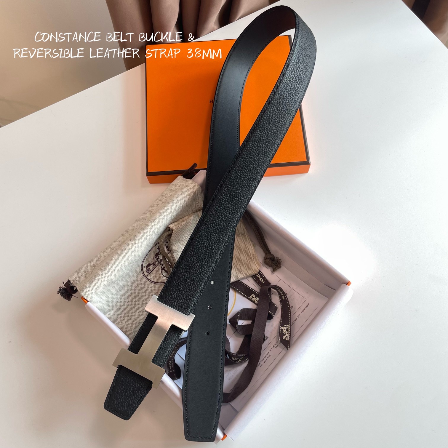 AAAA quality belt,3.8cm wide,without box,HB60 142 143 - qinlai888