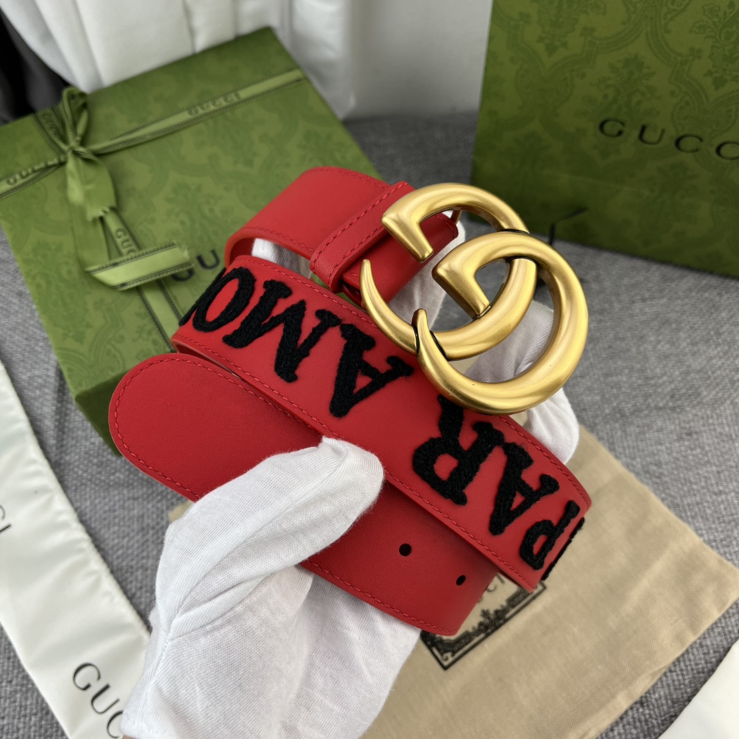 AAAA quality belt,3.8cm wide,without box,GB60 136 - qinlai888