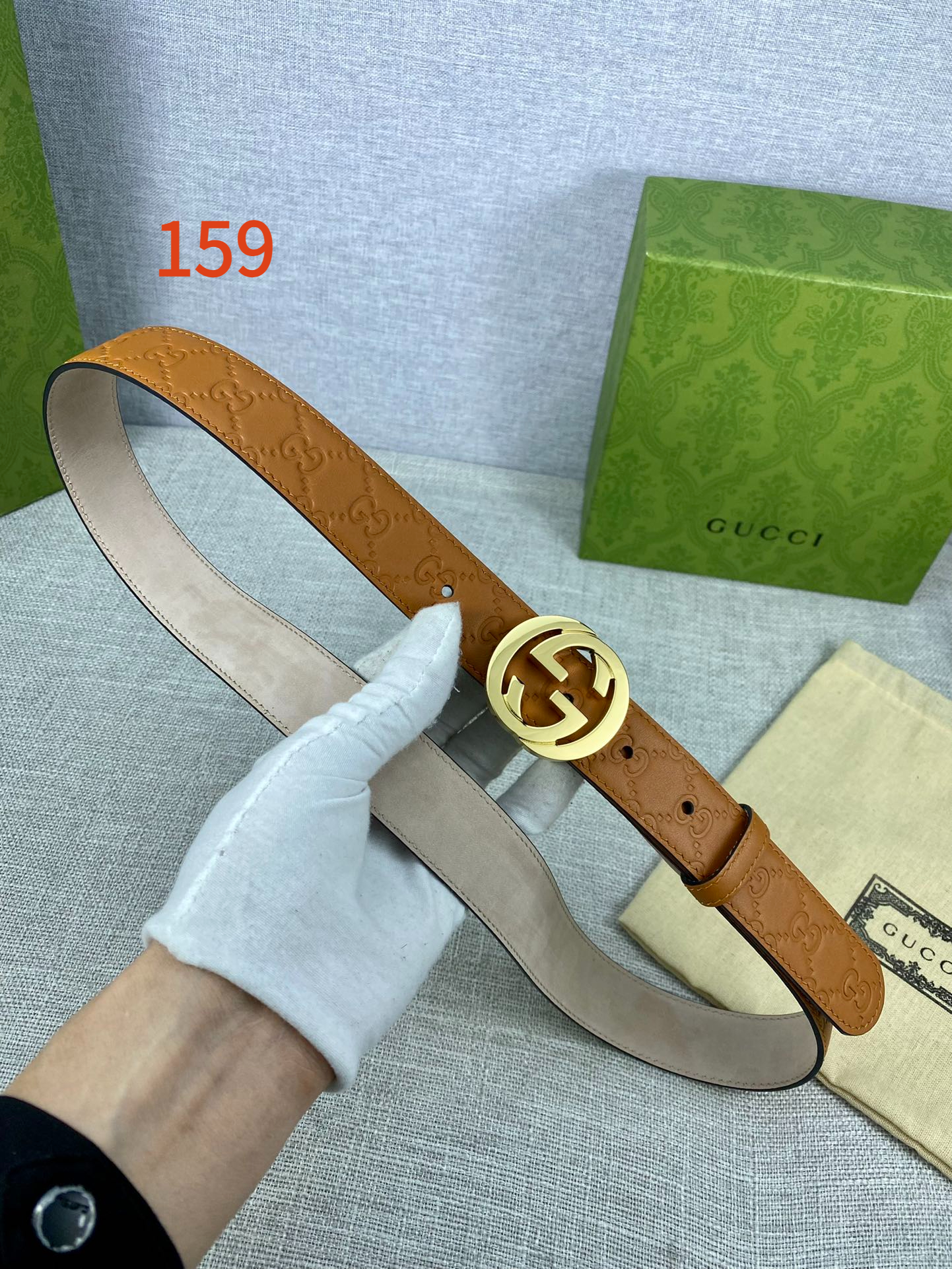 AAAA quality belt,3.0cm wide,without box,GB60 159 160 - qinlai888