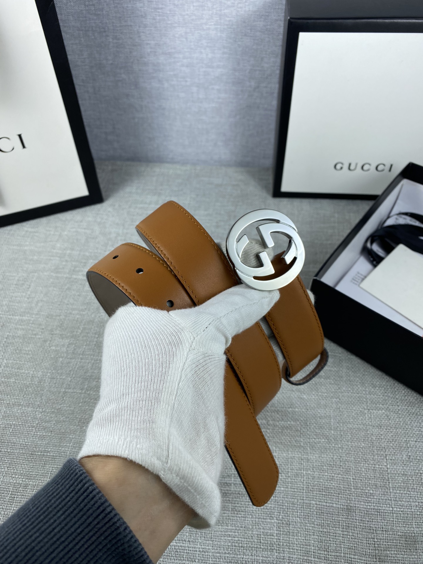 AAAA quality belt,3.0cm wide,without box,GB60 153 154 - qinlai888