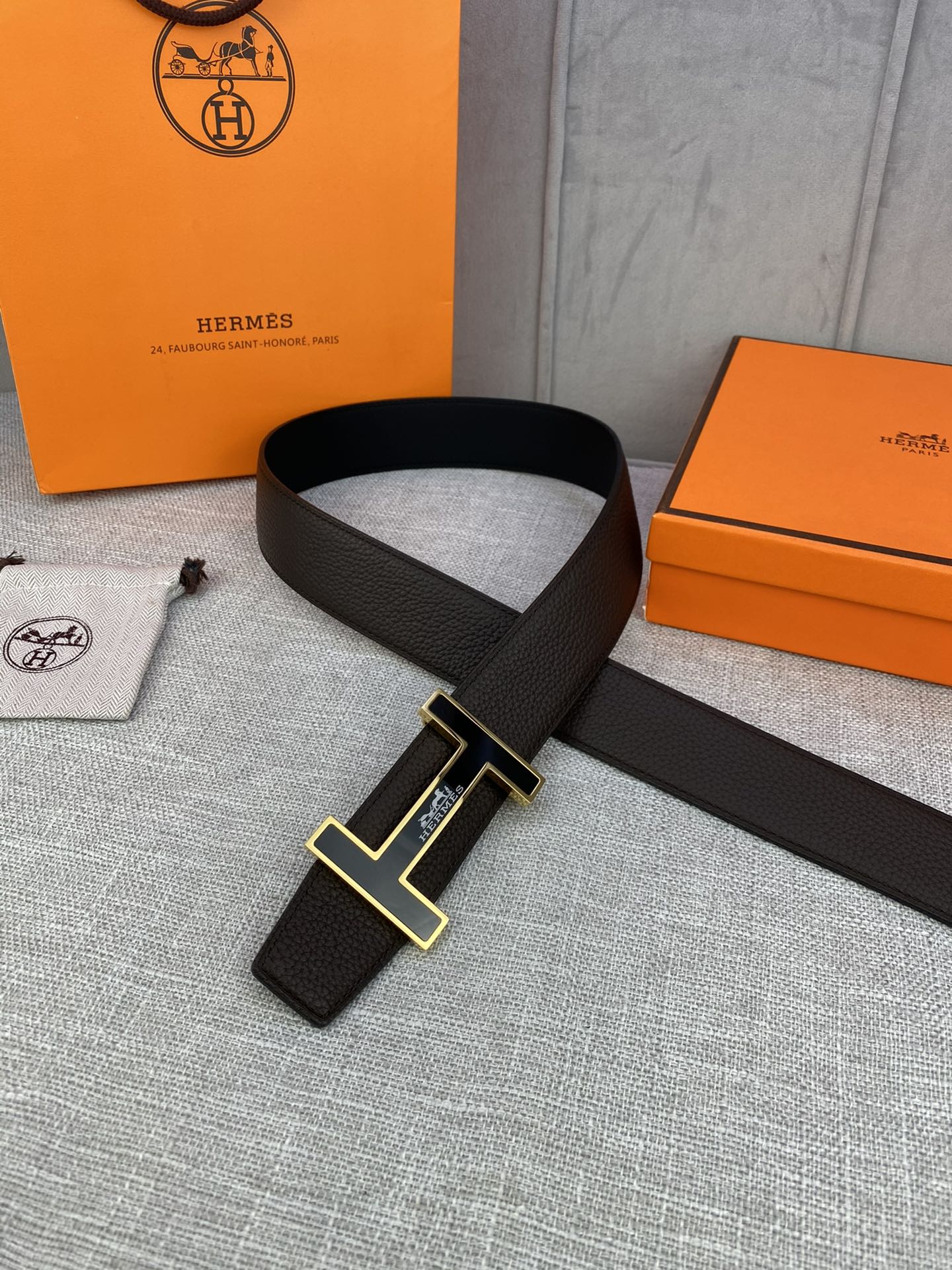 AAAA quality belt,3.8cm wide,without box,HB60 121 - qinlai888