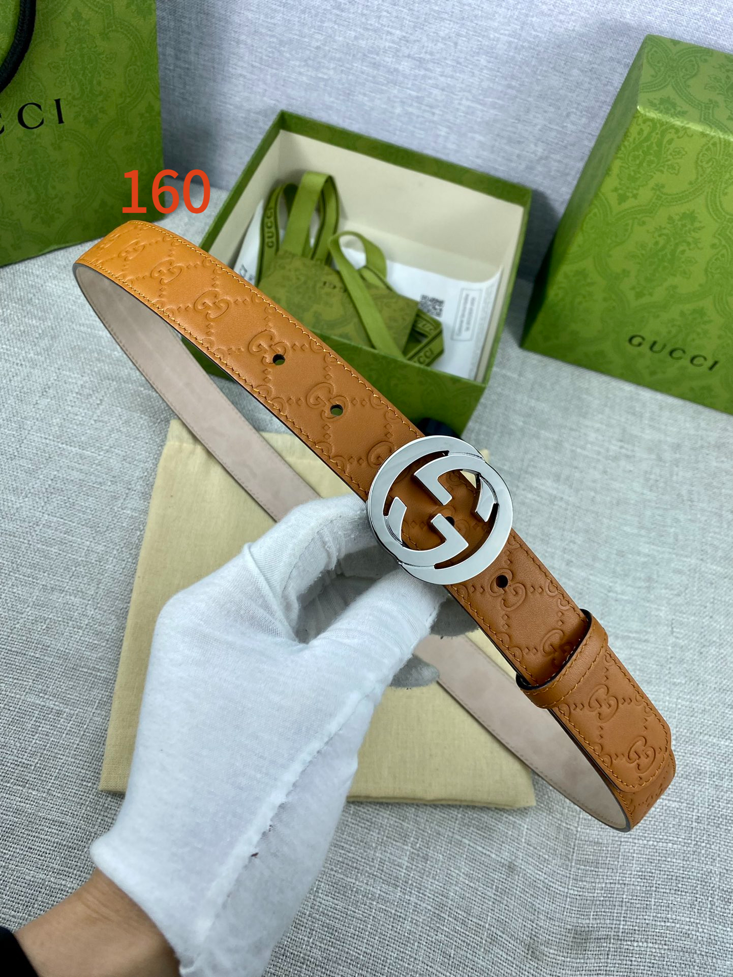 AAAA quality belt,3.0cm wide,without box,GB60 159 160 - qinlai888