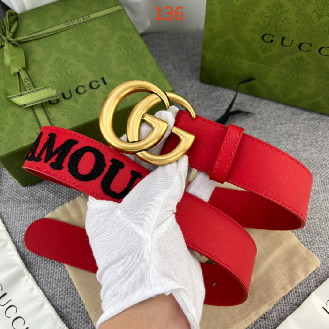 AAAA quality belt,3.8cm wide,without box,GB60 136 - qinlai888