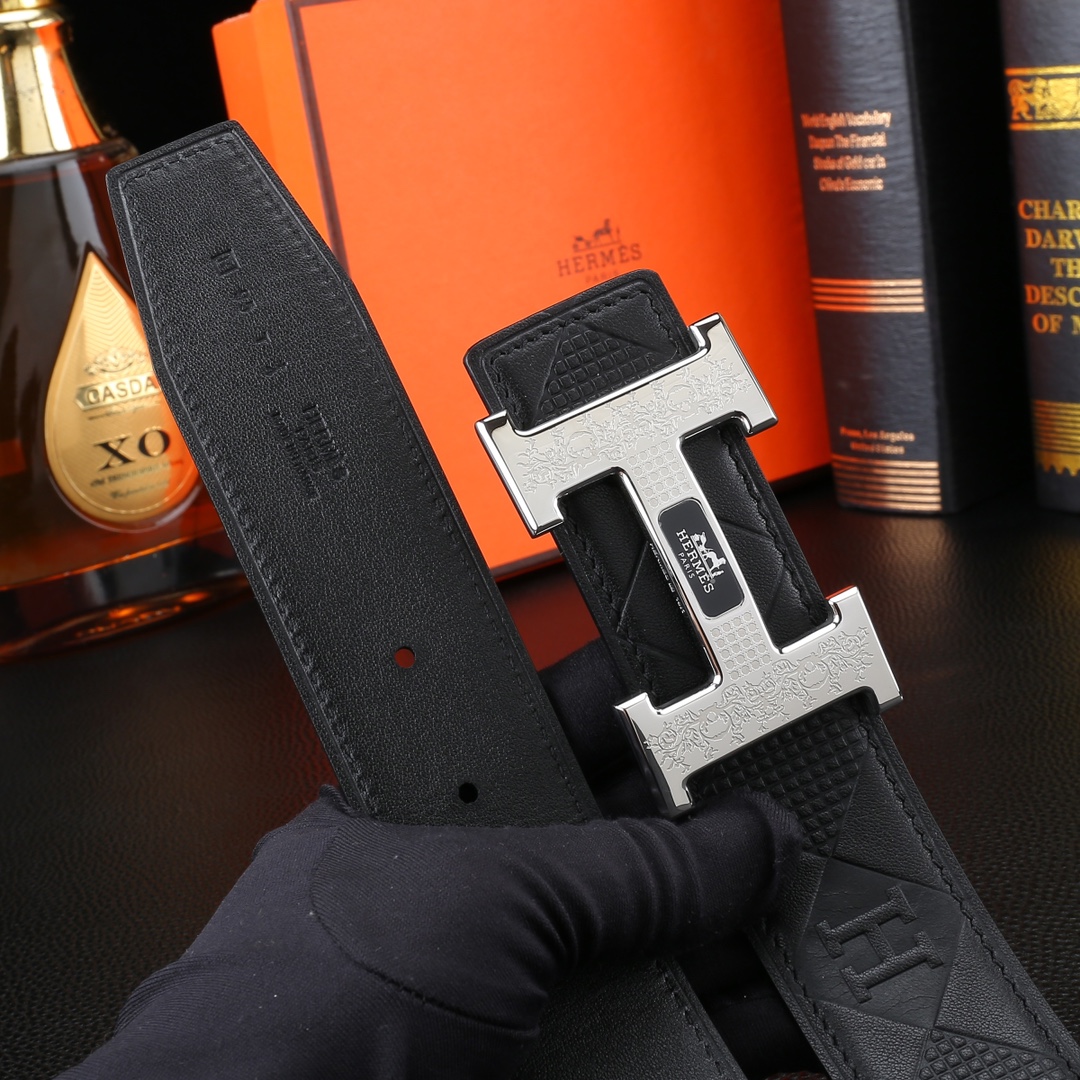 AAAA quality belt,3.8cm wide,without box,HB60 124 125 - qinlai888