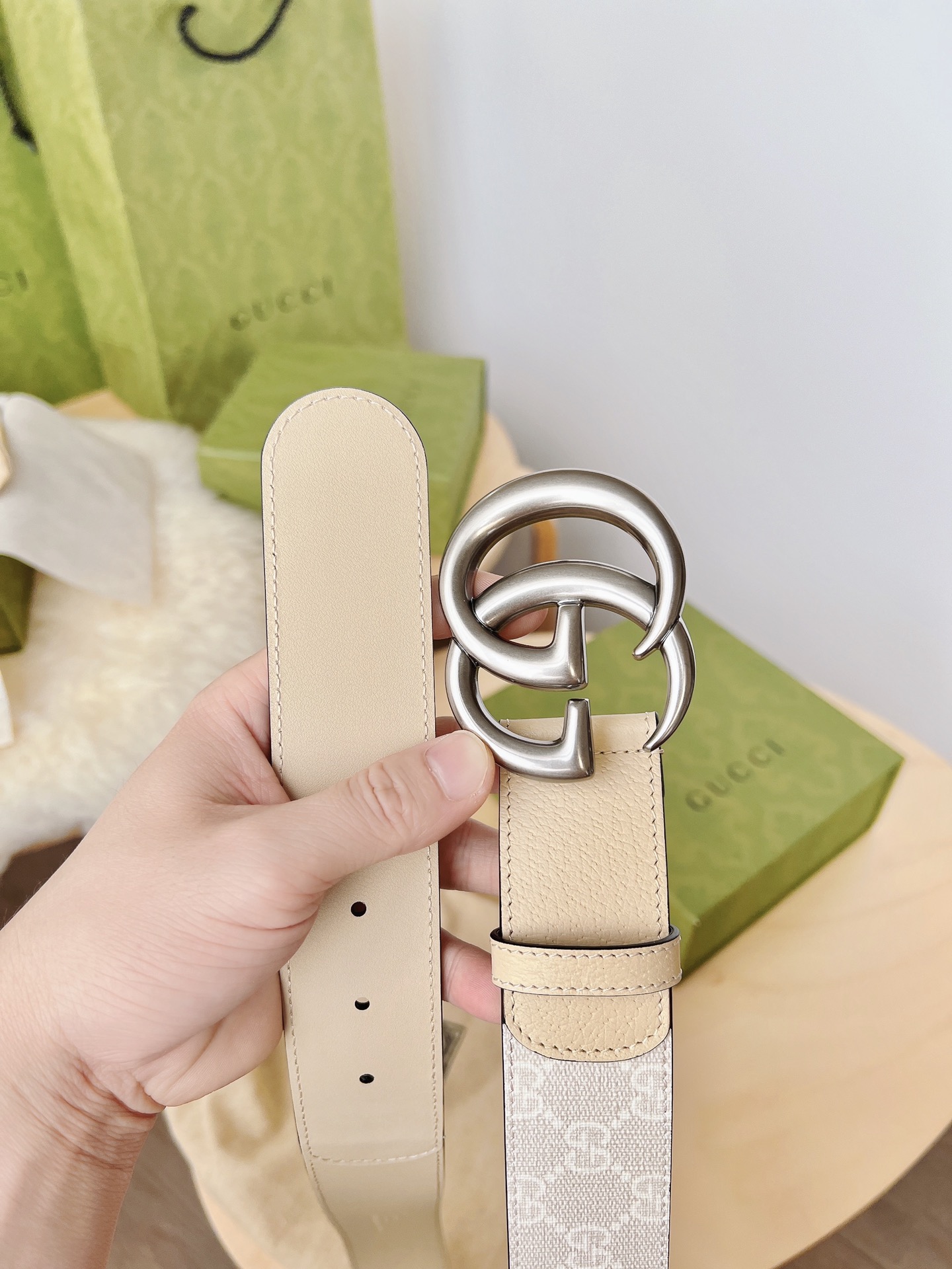 AAAA quality belt,3.0cm wide,without box,GB60 130 - qinlai888