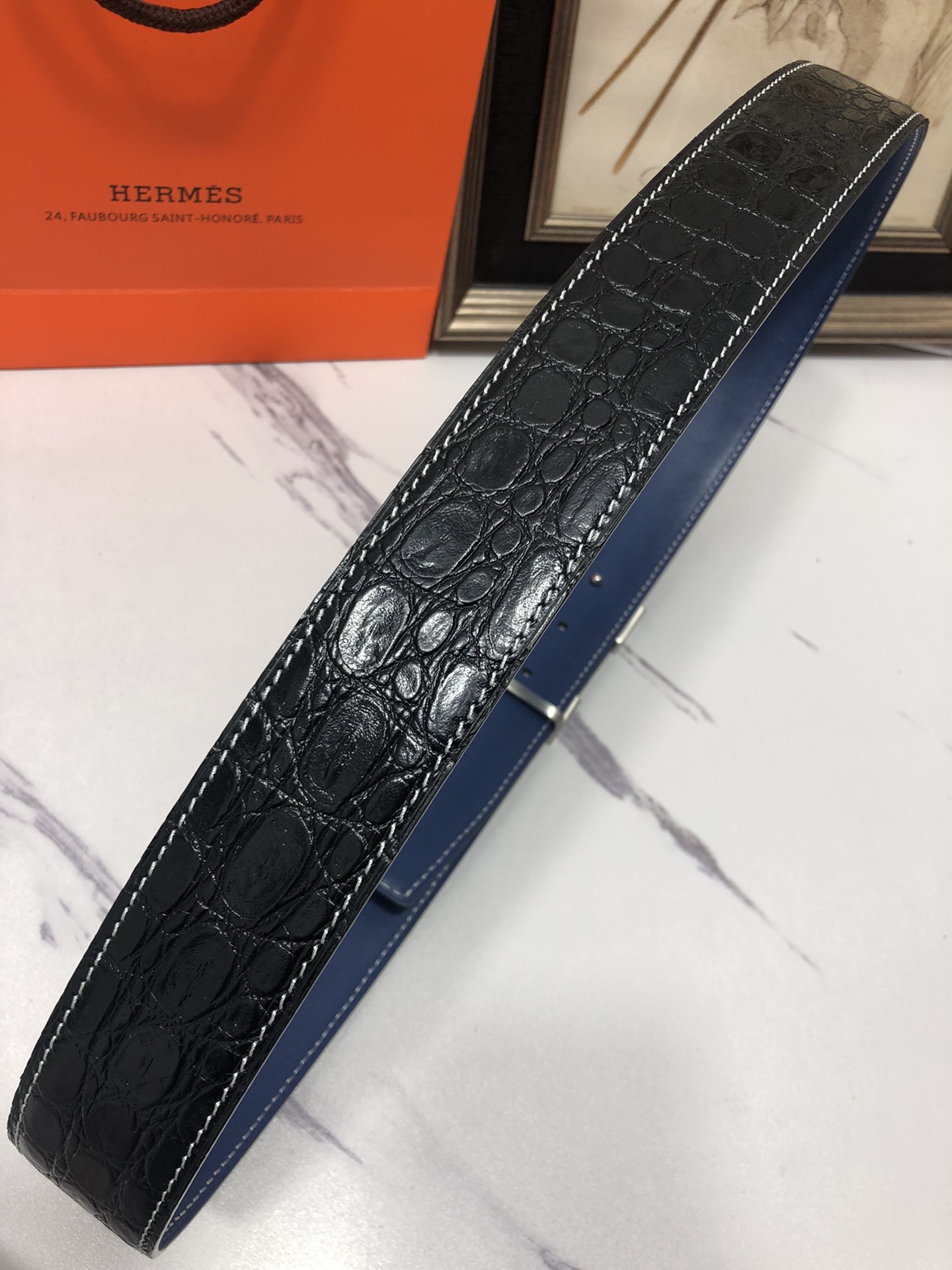 AAAA quality belt,4.0cm wide,without box,HB60 123 - qinlai888