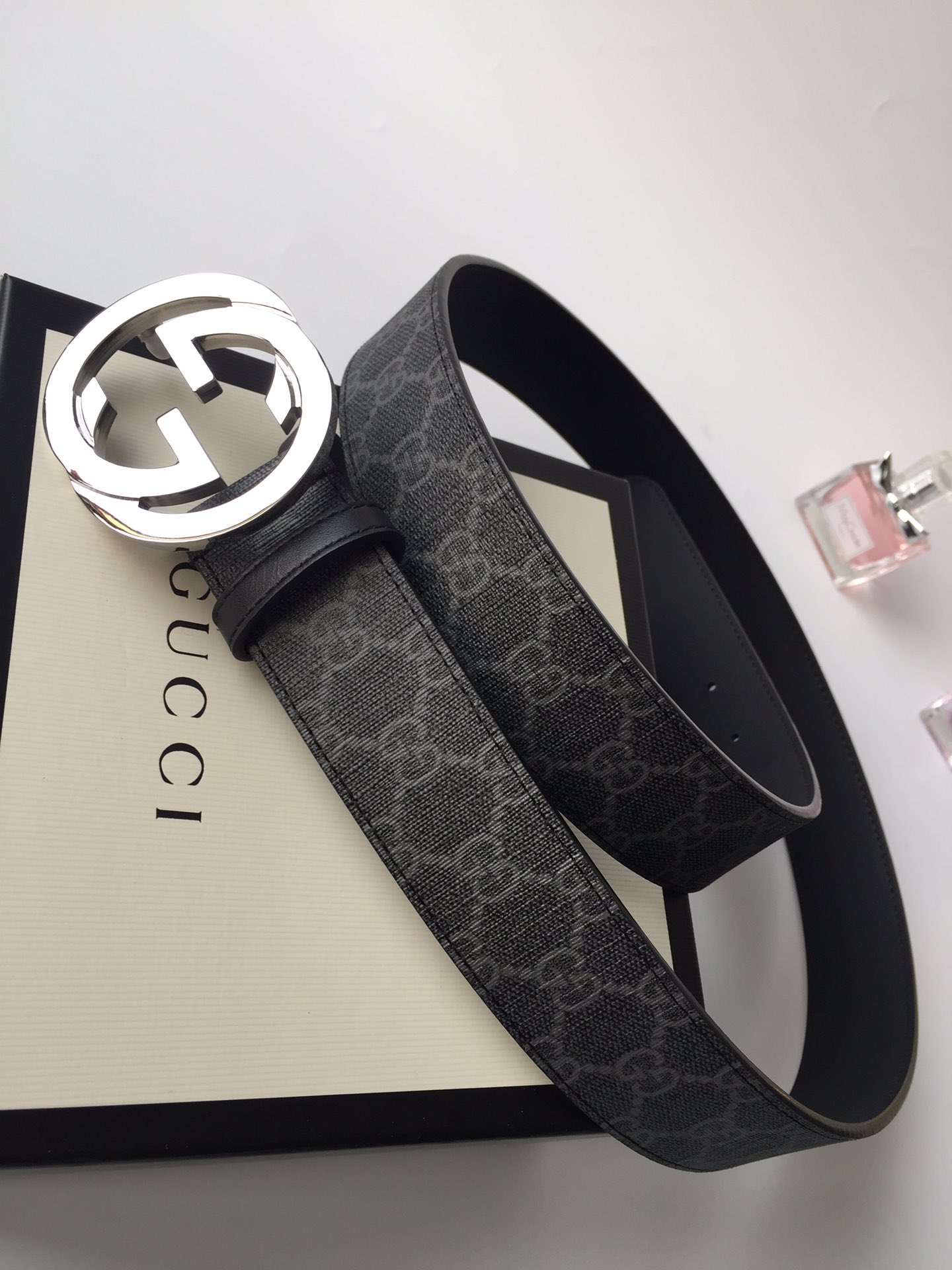 AAAA quality belt,3.8cm wide,without box,GB60 135 - qinlai888