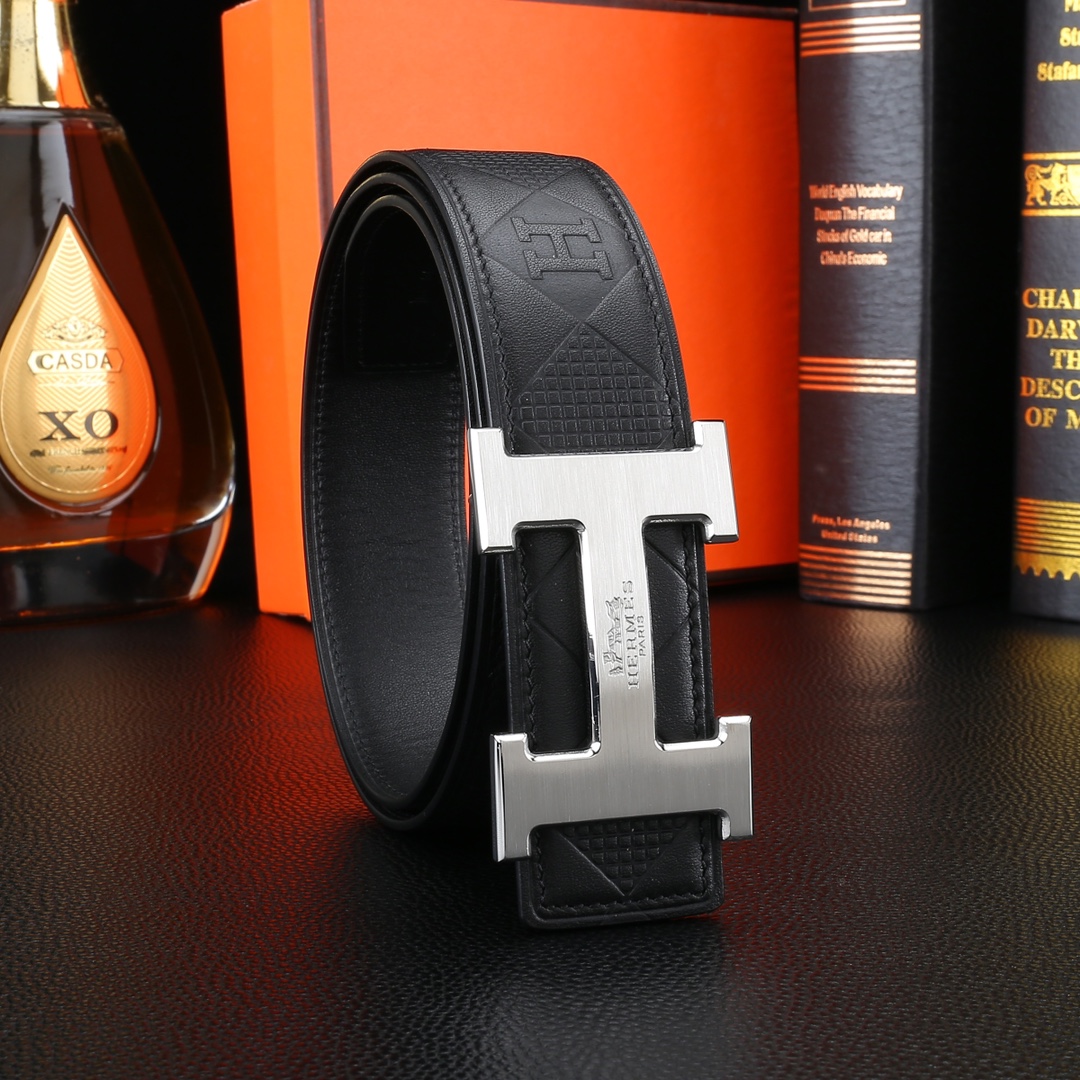 AAAA quality belt,3.8cm wide,without box,HB60 126 127 - qinlai888