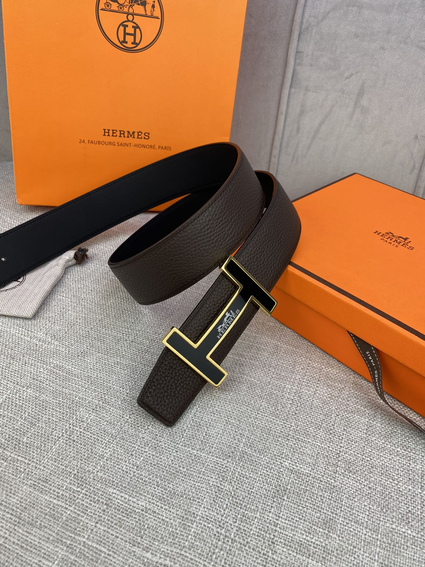 AAAA quality belt,3.8cm wide,without box,HB60 121 - qinlai888