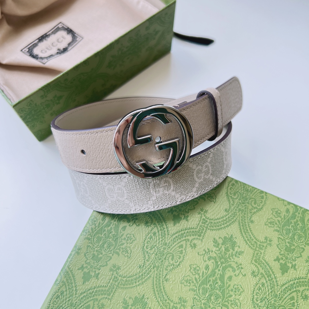 AAAA quality belt,3.0cm wide,without box,GB60 129 - qinlai888