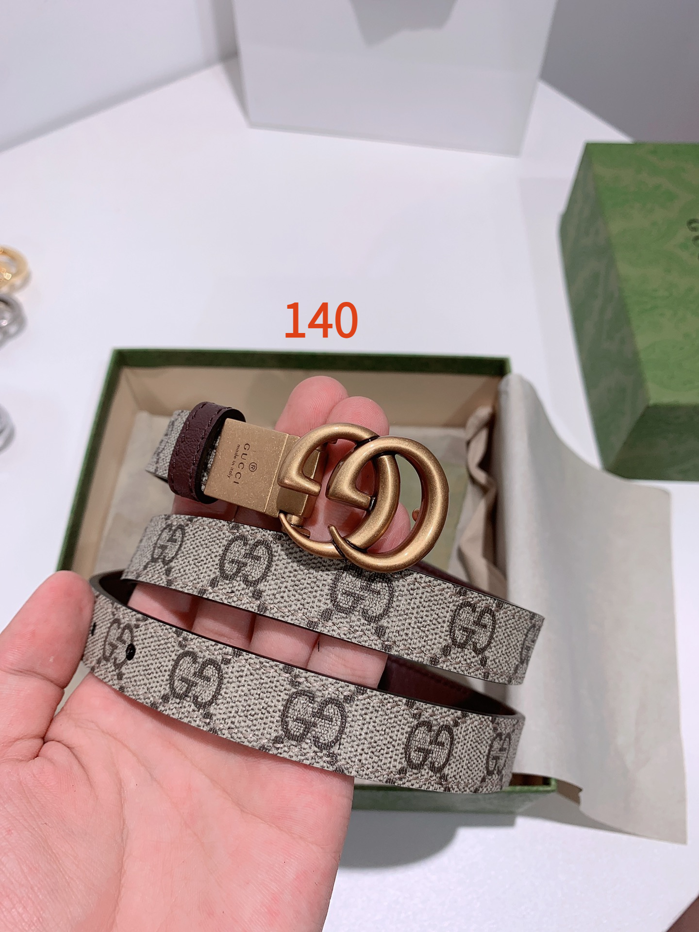 AAAA quality belt,2.0cm wide,without box,GB60 140 - qinlai888