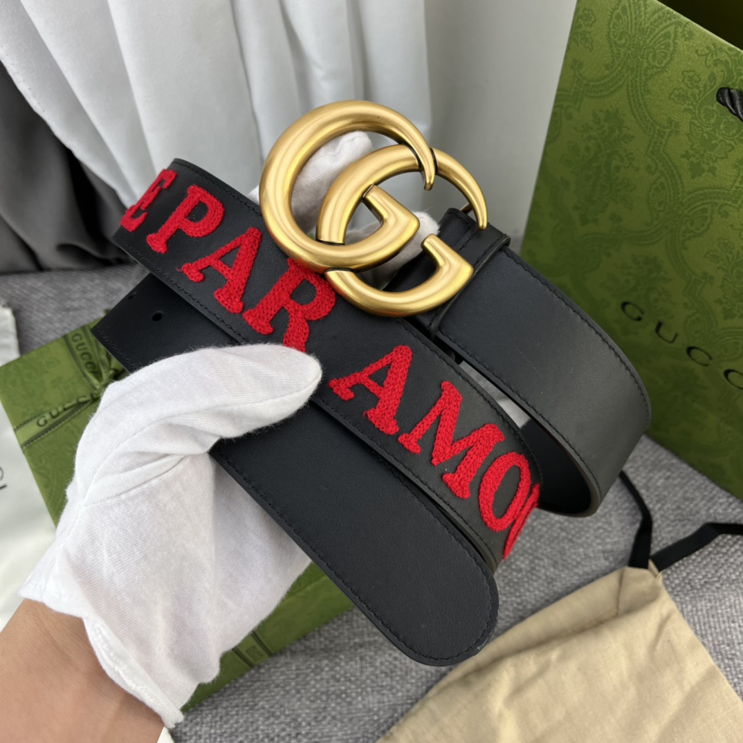 AAAA quality belt,3.8cm wide,without box,GB60 137 - qinlai888