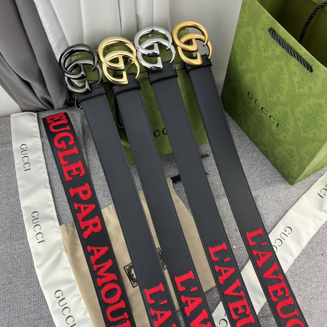 AAAA quality belt,3.8cm wide,without box,GB60 137 - qinlai888