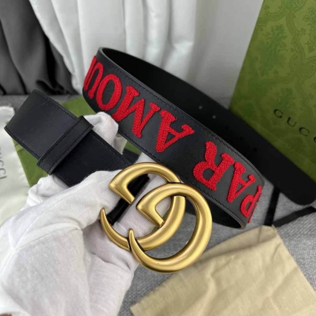 AAAA quality belt,3.8cm wide,without box,GB60 137 - qinlai888