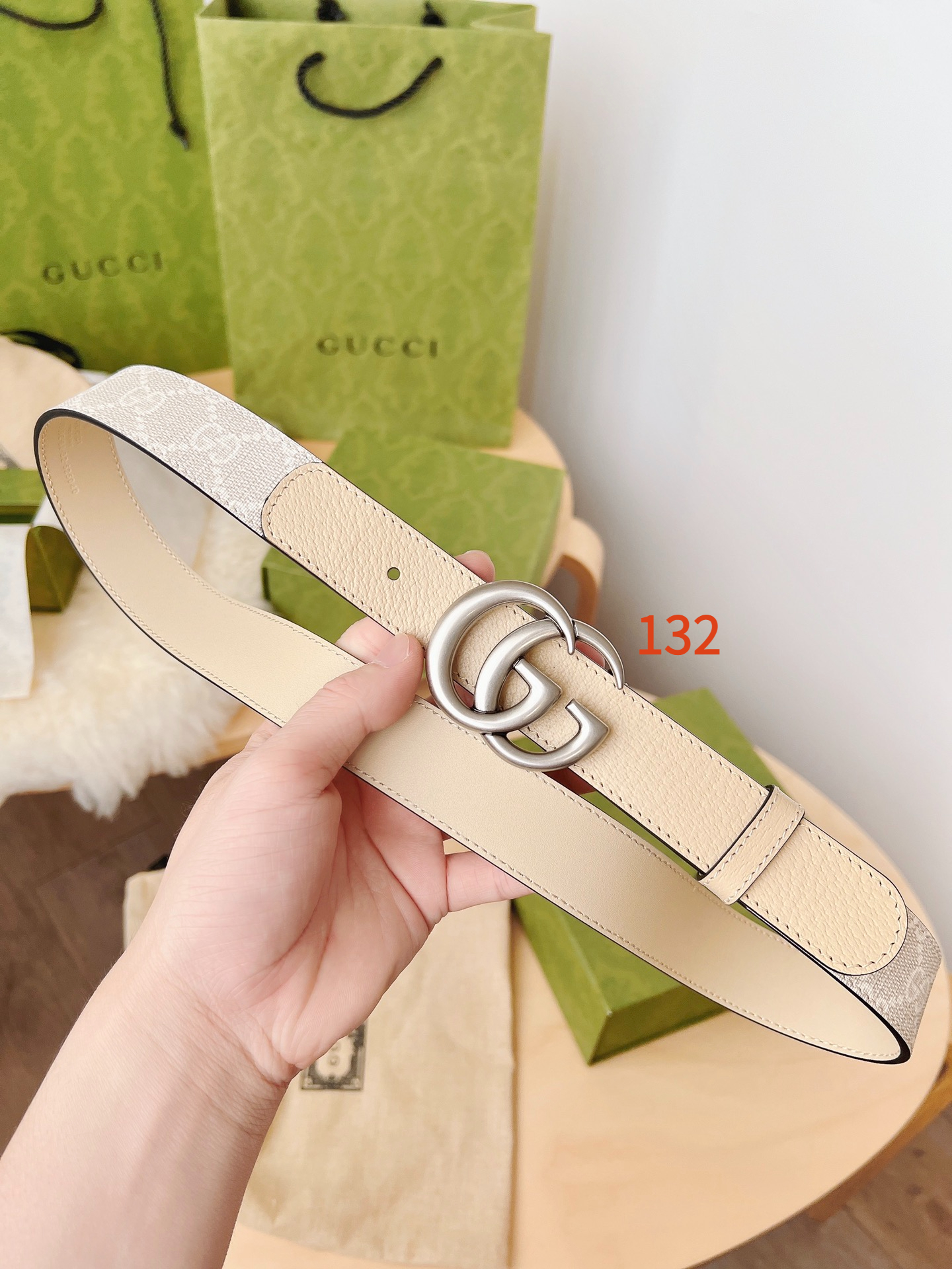 AAAA quality belt,3.0cm wide,without box,GB60 132 - qinlai888