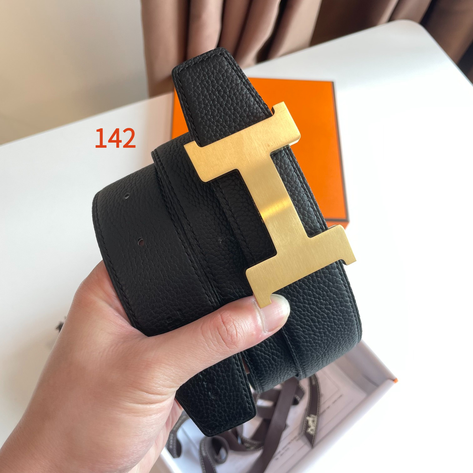 AAAA quality belt,3.8cm wide,without box,HB60 142 143 - qinlai888