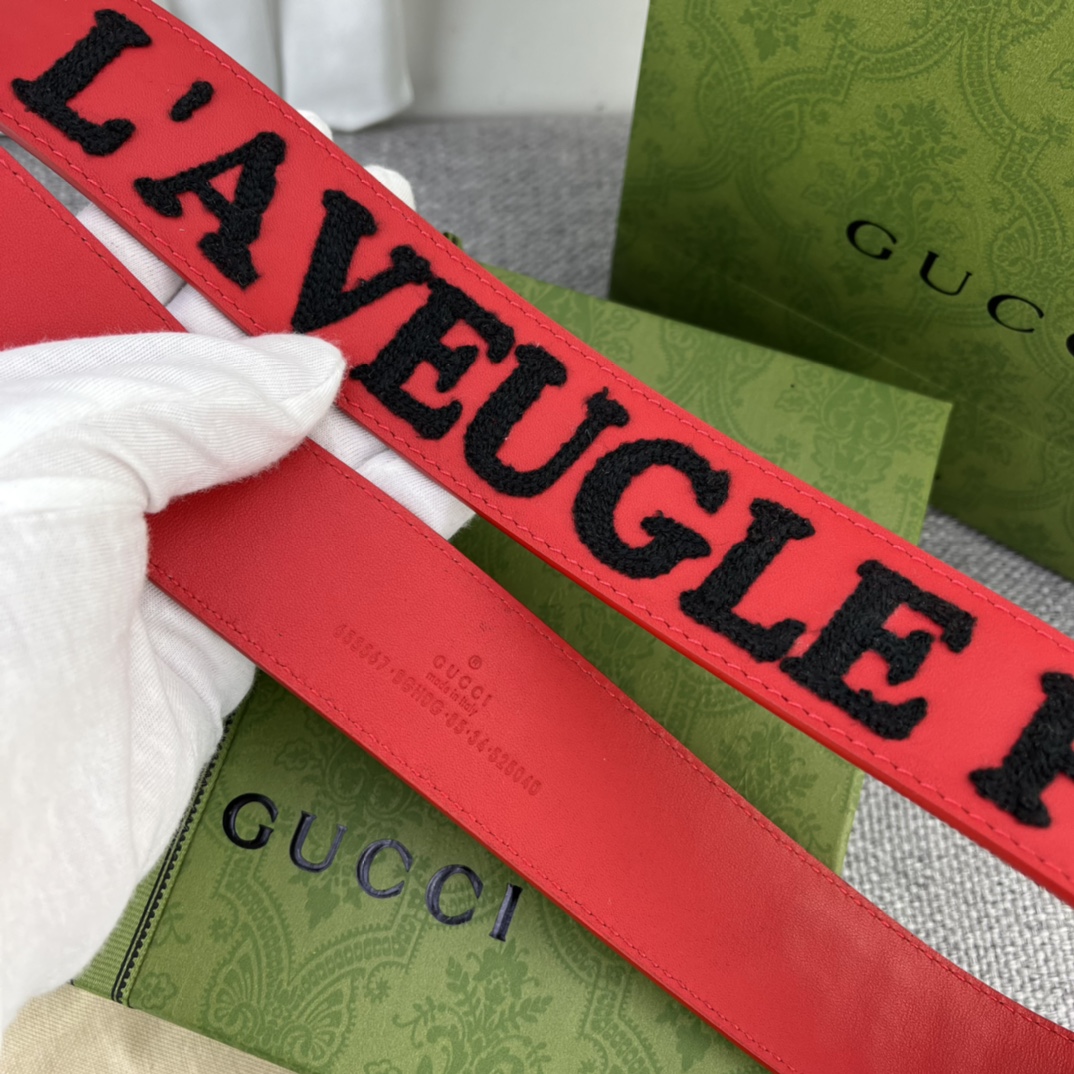 AAAA quality belt,3.8cm wide,without box,GB60 136 - qinlai888