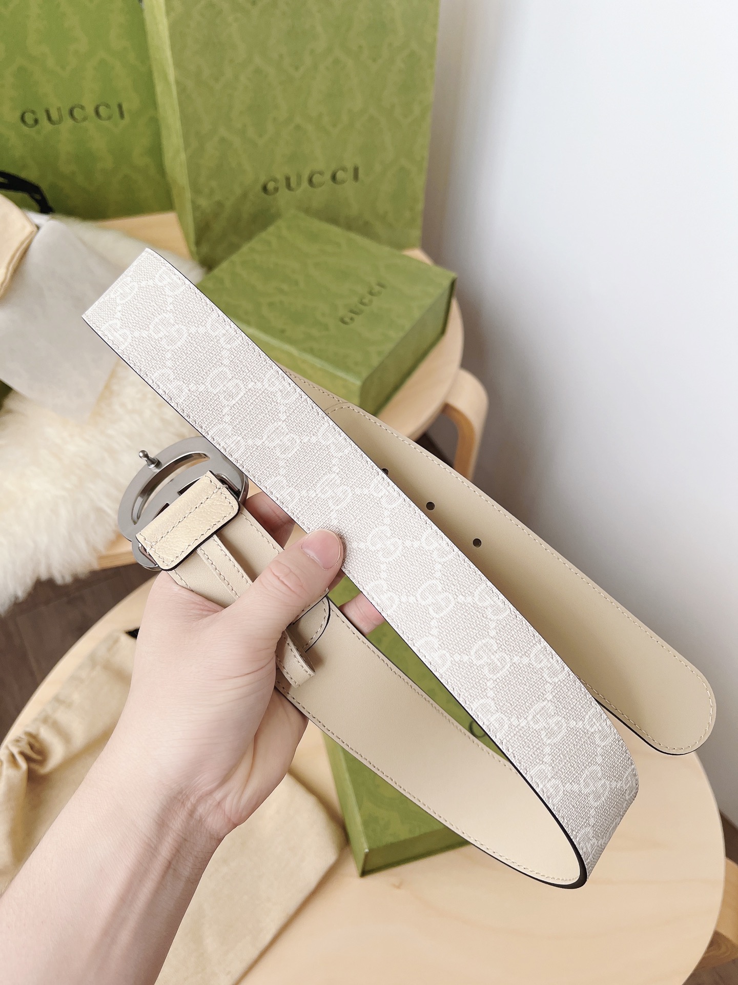 AAAA quality belt,3.0cm wide,without box,GB60 130 - qinlai888