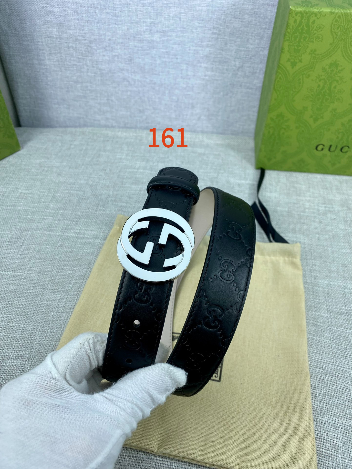 AAAA quality belt,3.0cm wide,without box,GB60 161 162 - qinlai888