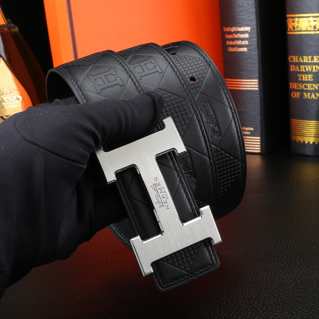 AAAA quality belt,3.8cm wide,without box,HB60 126 127 - qinlai888