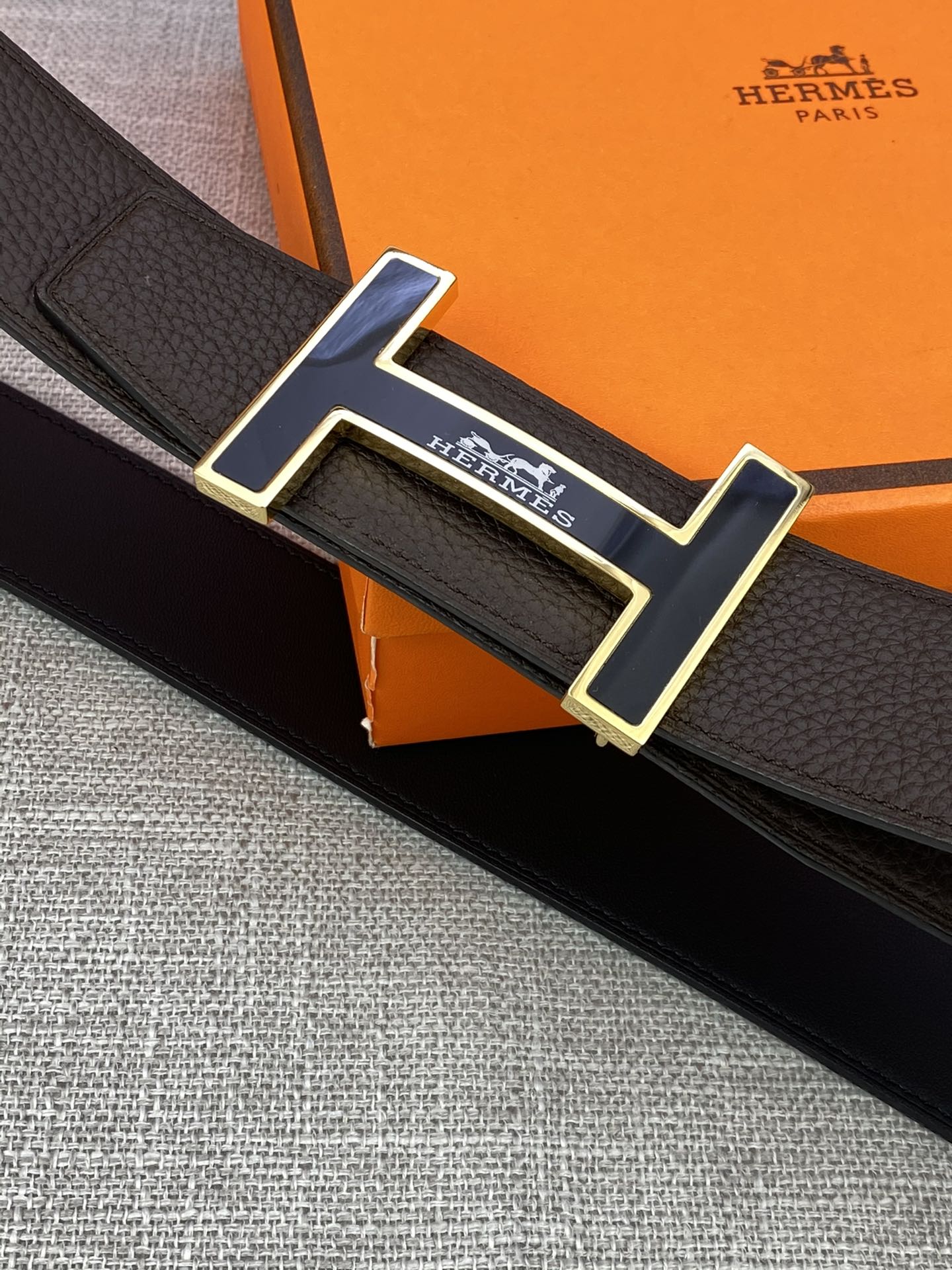 AAAA quality belt,3.8cm wide,without box,HB60 121 - qinlai888