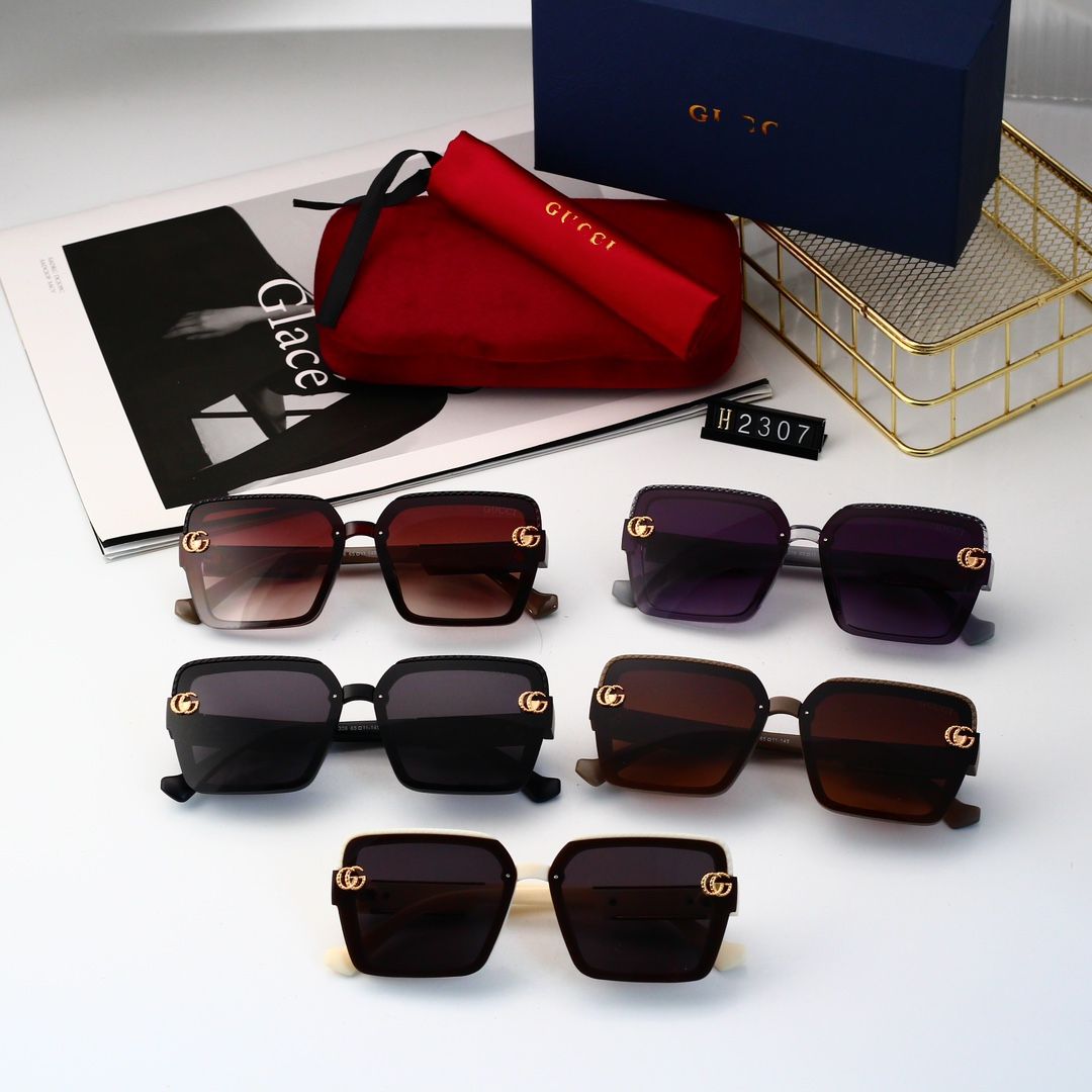 Sunglasses with the Box, SG25-2307 904 905 906 907 908 - qinlai888