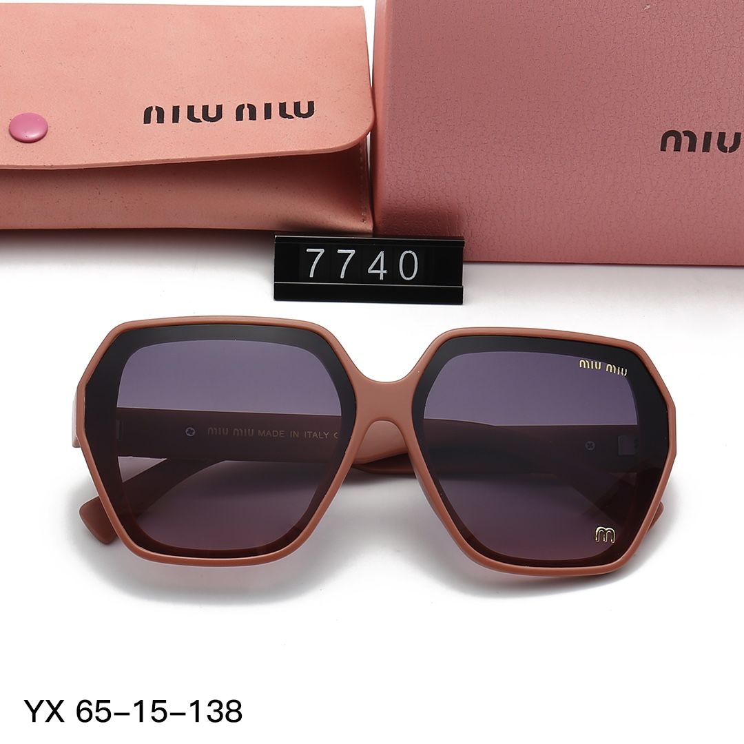 Sunglasses with the Box, SM25-7740 914 915 916 917 - qinlai888