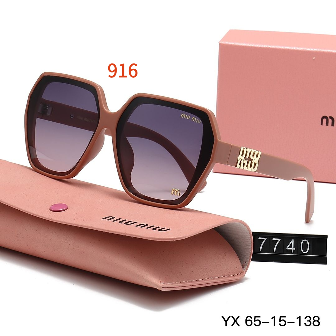 Sunglasses with the Box, SM25-7740 914 915 916 917 - qinlai888