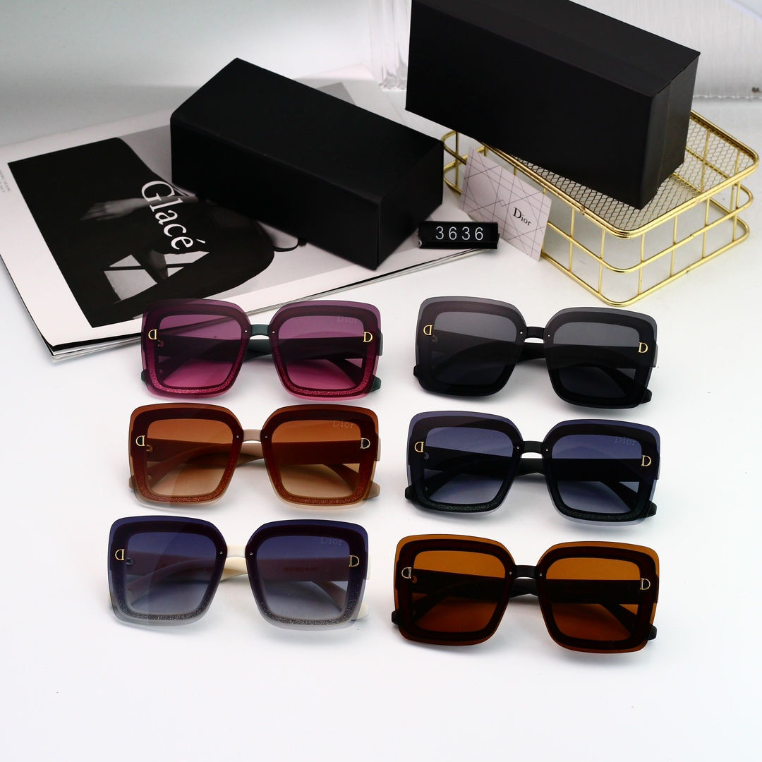 Sunglasses with the Box, SD25-3636 1030 1031 1032 1033 1034 1035 - qinlai888