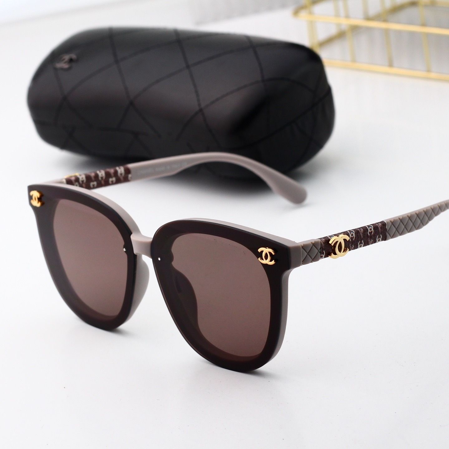 Sunglasses with the Box, SC23-7204 1042 1043 1044 1045 1046 - qinlai888