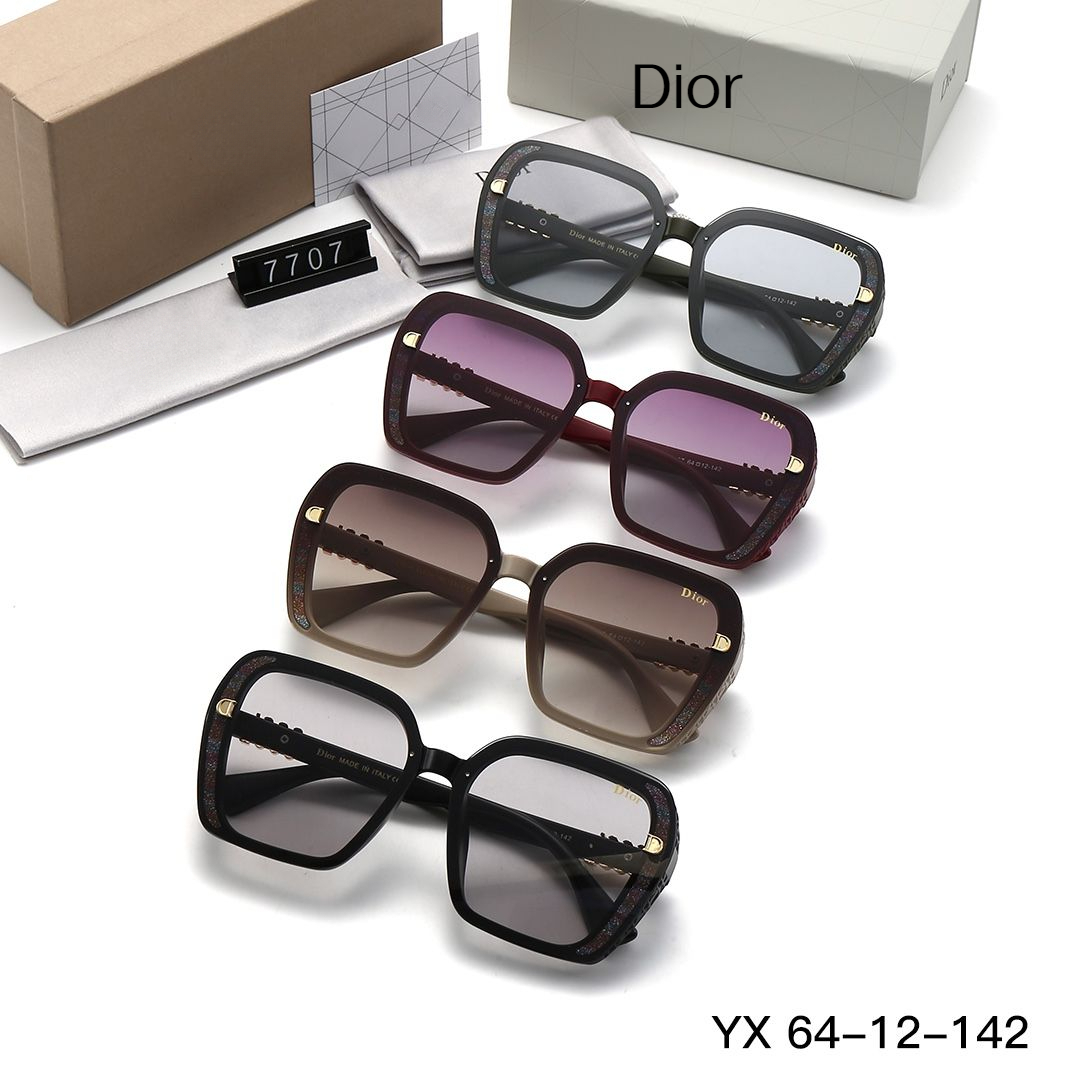 Sunglasses with the Box, SD25-7707 970 971 972 973 - qinlai888