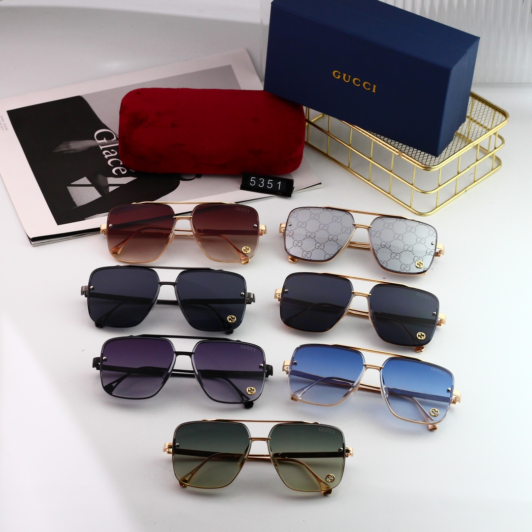 Sunglasses with the Box, SG25-5351 883 884 885 886 887 888 - qinlai888