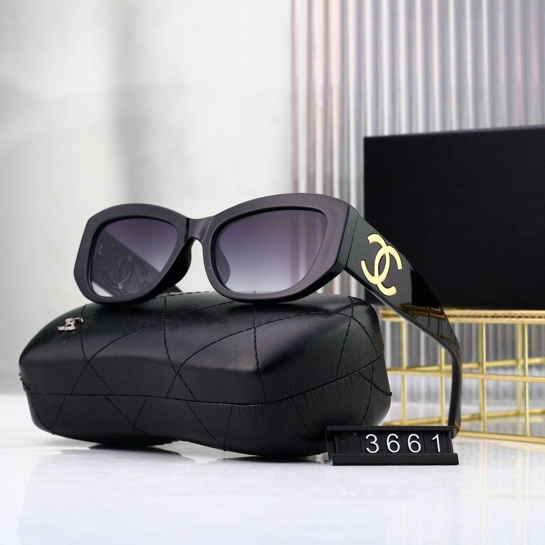 Sunglasses with the Box, SC25-3661 1005 1006 1007 1008 1009 1010 - qinlai888