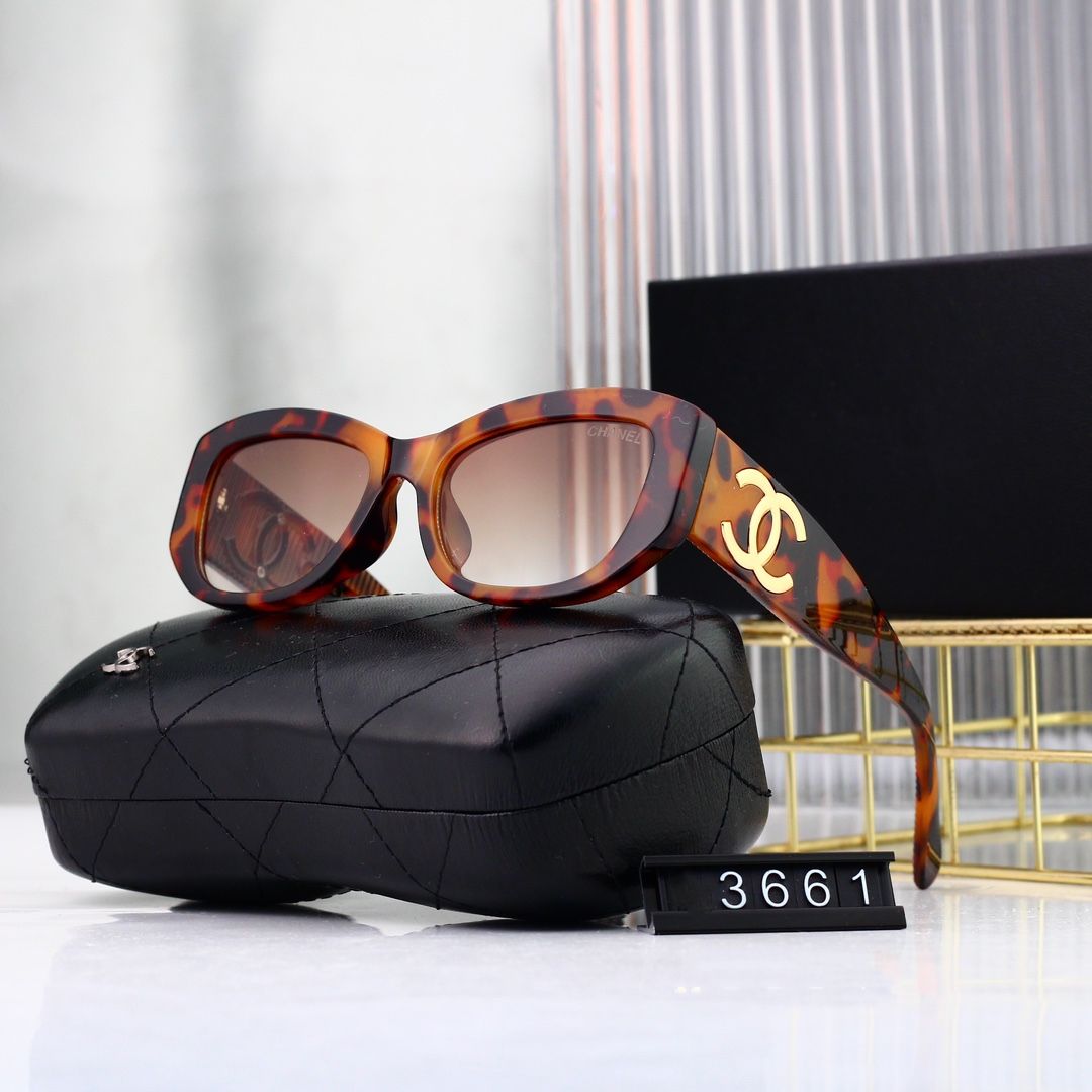 Sunglasses with the Box, SC25-3661 1005 1006 1007 1008 1009 1010 - qinlai888