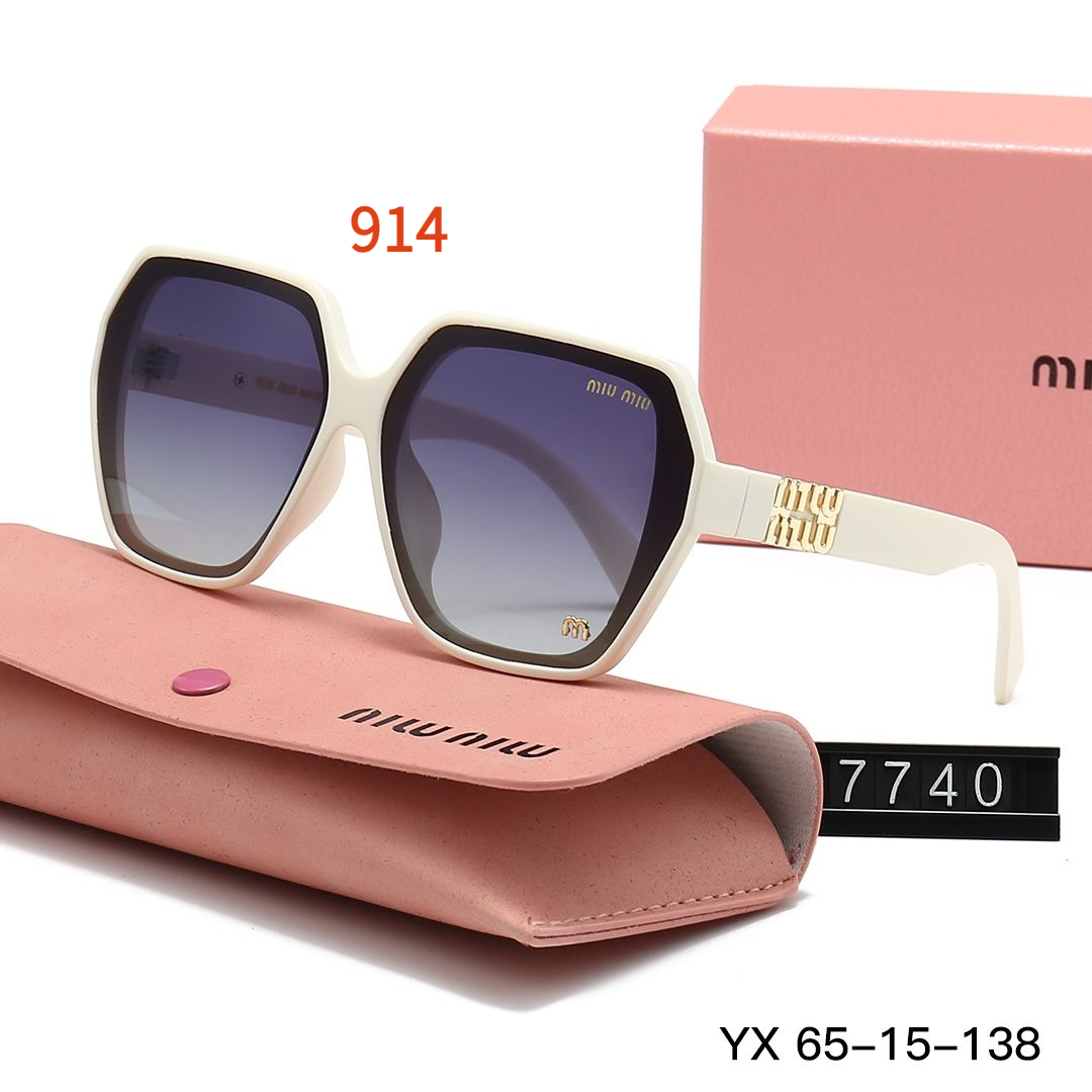 Sunglasses with the Box, SM25-7740 914 915 916 917 - qinlai888