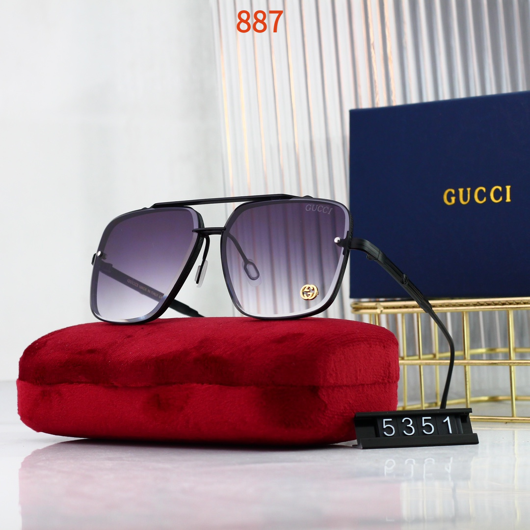 Sunglasses with the Box, SG25-5351 883 884 885 886 887 888 - qinlai888
