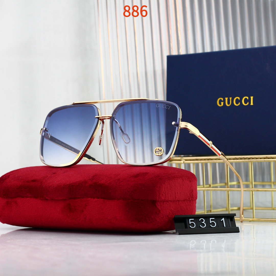 Sunglasses with the Box, SG25-5351 883 884 885 886 887 888 - qinlai888