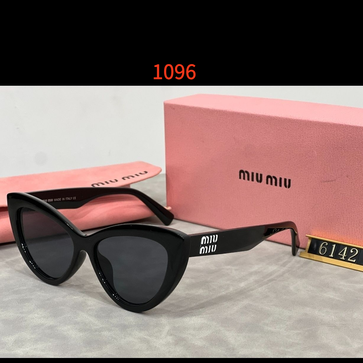 Sunglasses with the Box, SM23-6142 1096 1097 1098 1099 - qinlai888