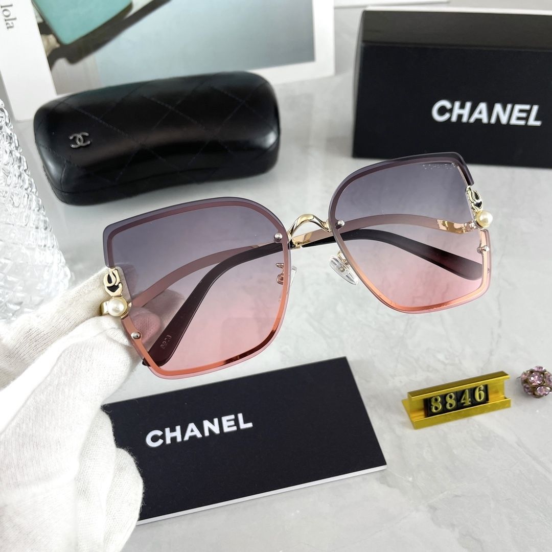 Sunglasses with the Box, SC25-8846 1107 1108 1109 1110 1111 - qinlai888