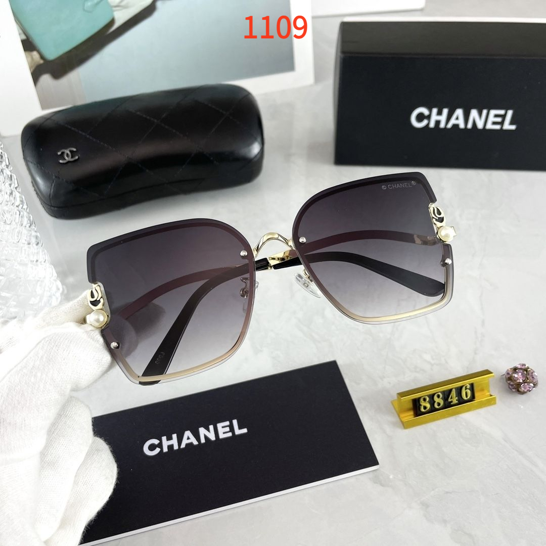Sunglasses with the Box, SC25-8846 1107 1108 1109 1110 1111 - qinlai888