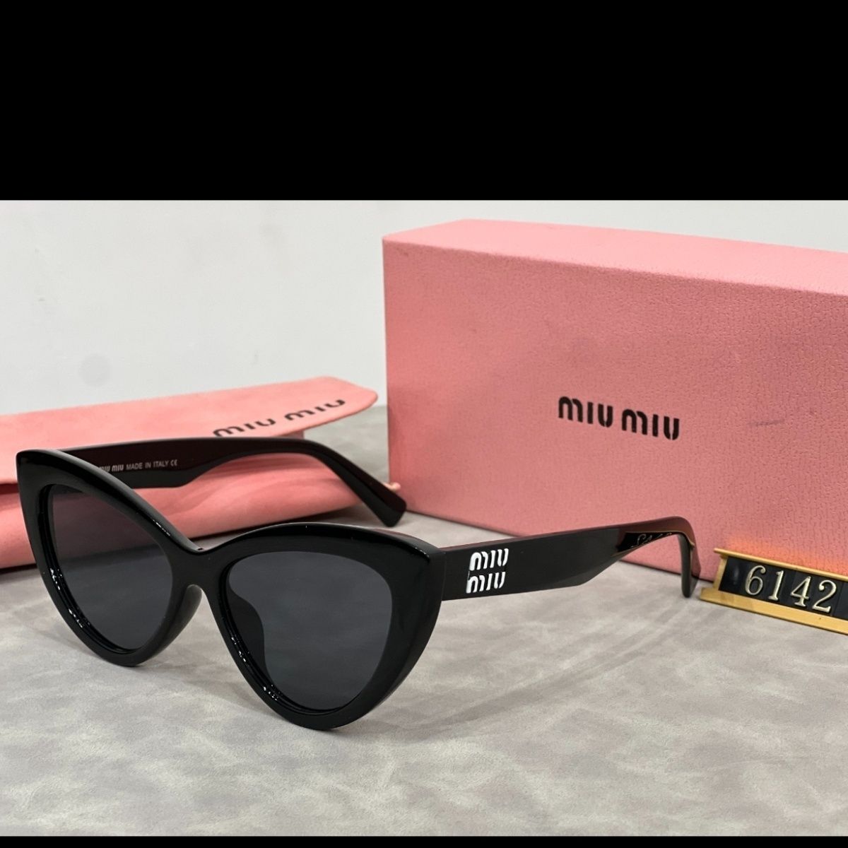 Sunglasses with the Box, SM23-6142 1096 1097 1098 1099 - qinlai888