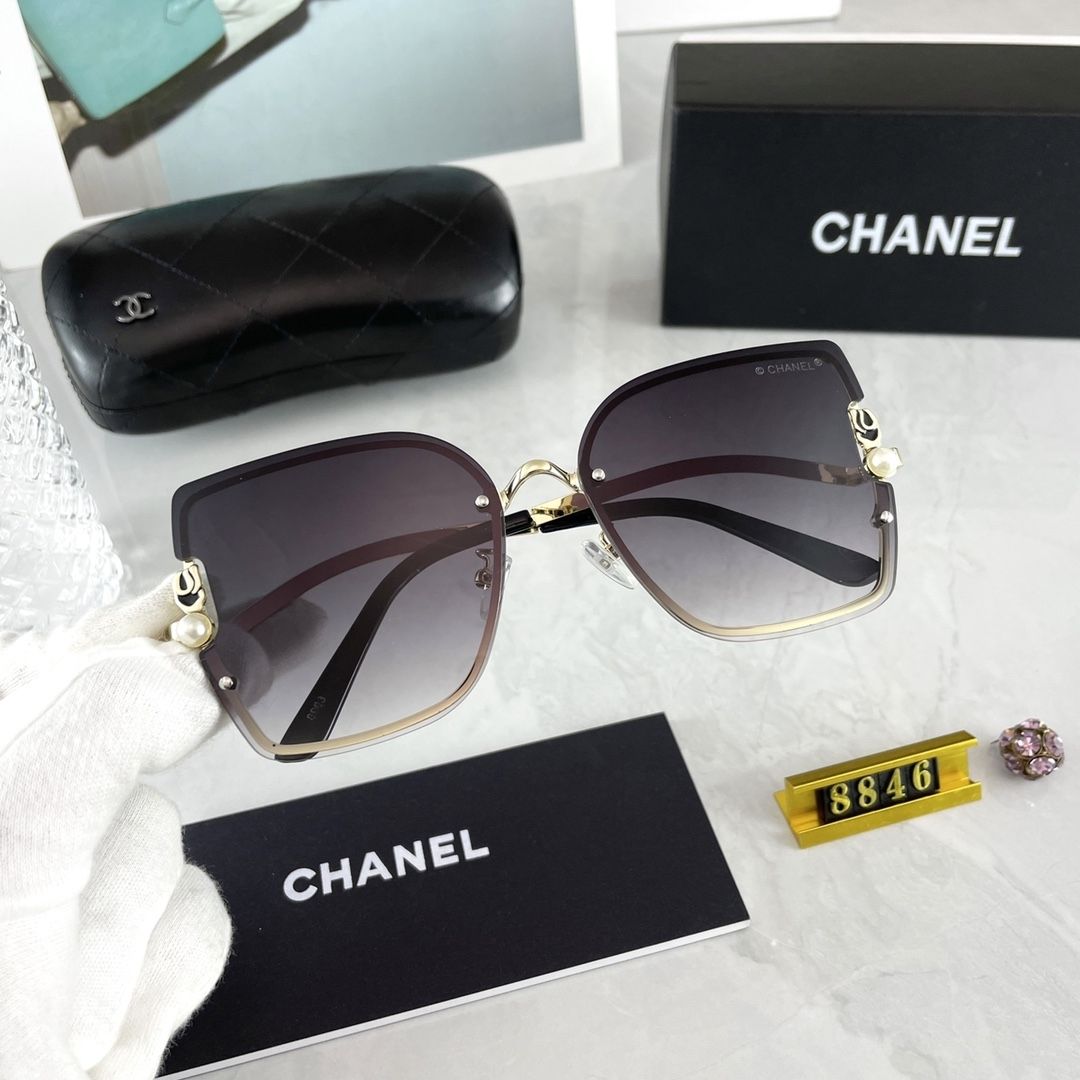 Sunglasses with the Box, SC25-8846 1107 1108 1109 1110 1111 - qinlai888